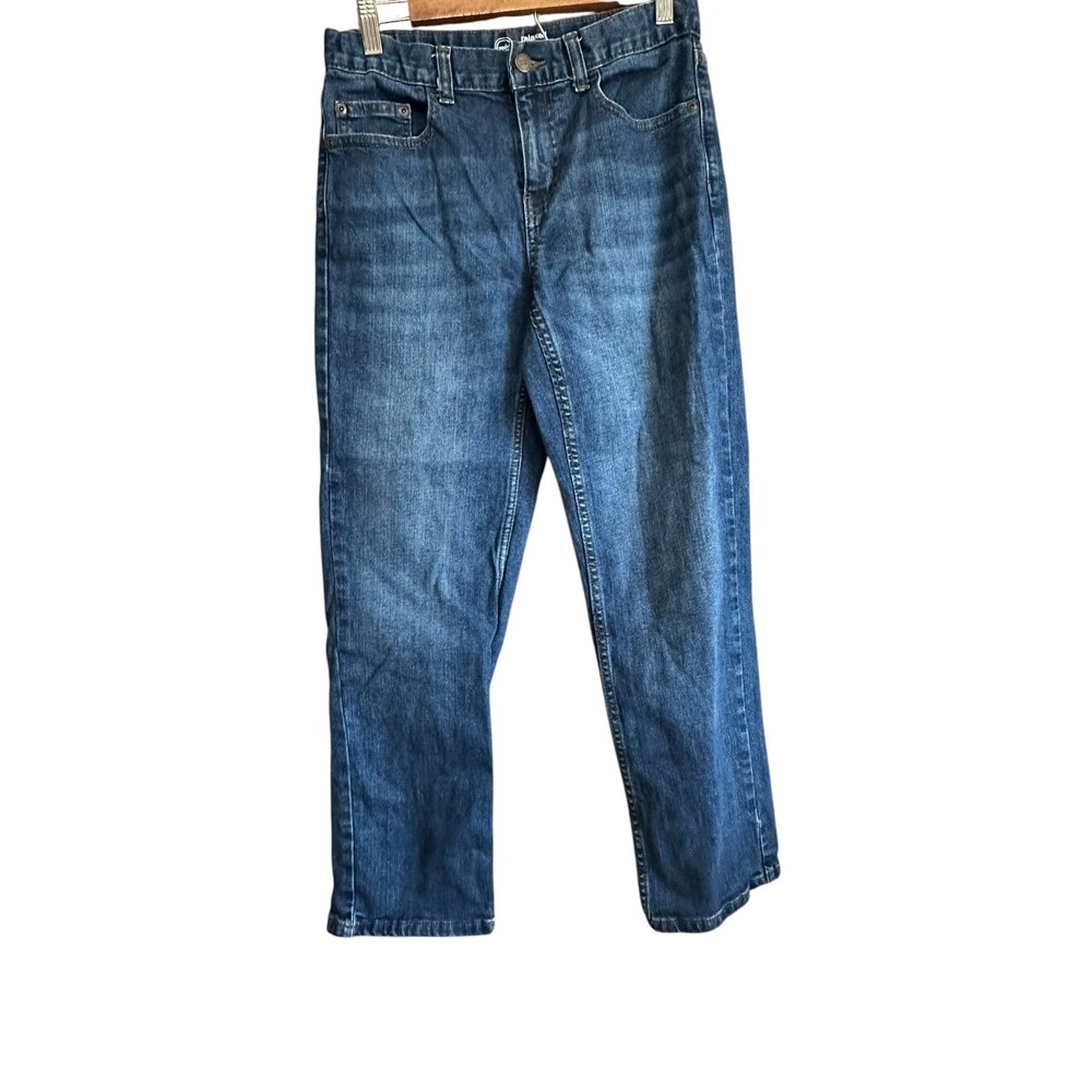 Wonder‎ Nation Relaxed Fit Blue Denim Jeans Kids Size 14 Comfort Stretch